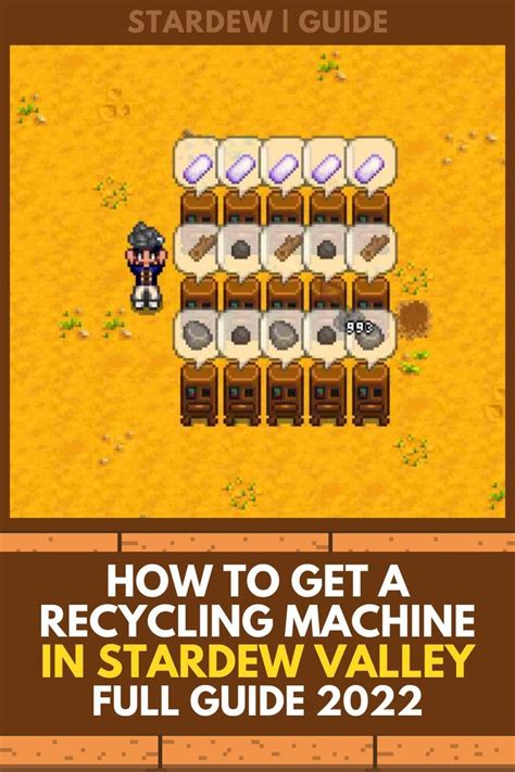 recycle machine stardew|stardew valley machines.